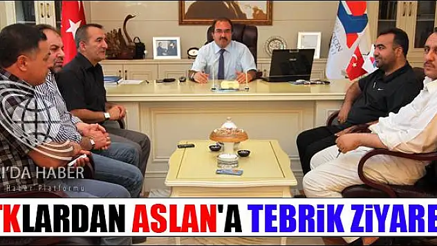 STKLARDAN ASLANA TEBRİK ZİYARETİ