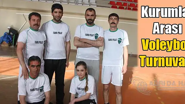 Diyadin'de kurumlar arası voleybol turnuvası