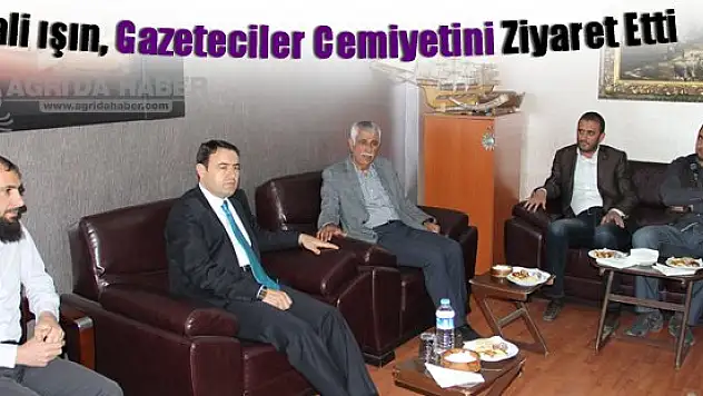 Vali ışın, Gazeteciler Cemiyetini ziyaret etti