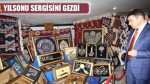 Işın, Yılsonu Sergisini gezdi