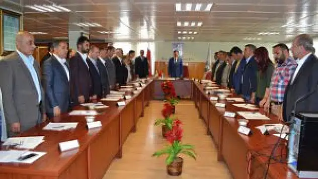 Muş'ta belediye meclis toplantısı