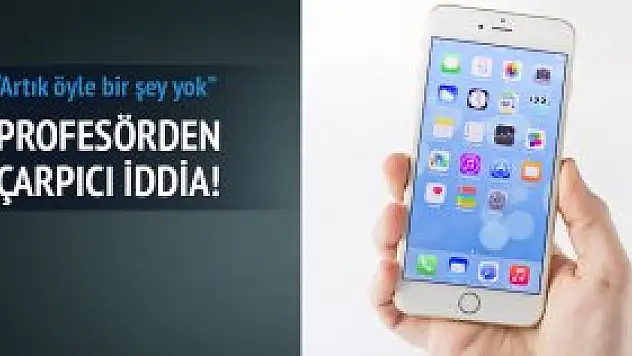 Profesörden çarpıcı iddia