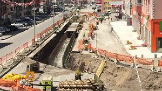 Erzurum Büyükşehir Belediyesi'nin altyapı çalışmaları