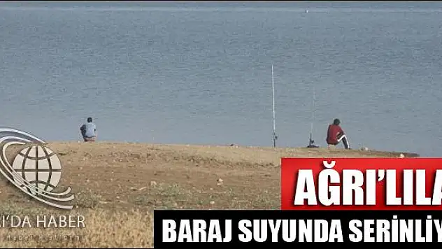 AĞRILILAR BARAJ SUYUNDA SERİNLİYOR