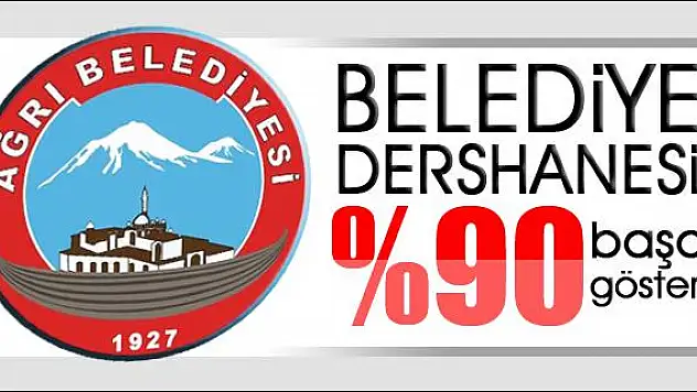 BELEDİYE DERSHANESİ %90 BAŞARI GÖSTERDİ