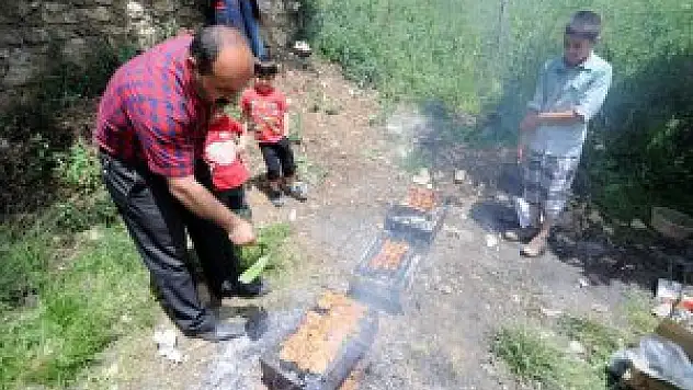 Hizan ilçesinde oy kullanan vatandaşlar, piknik için mesire alanlarına akın etti.