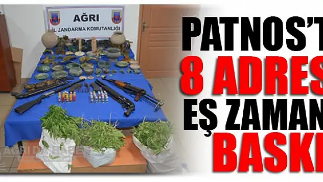 Ağrı'da Tarihi Eser ve Uyuşturucu Operasyonu: 7 Gözaltı