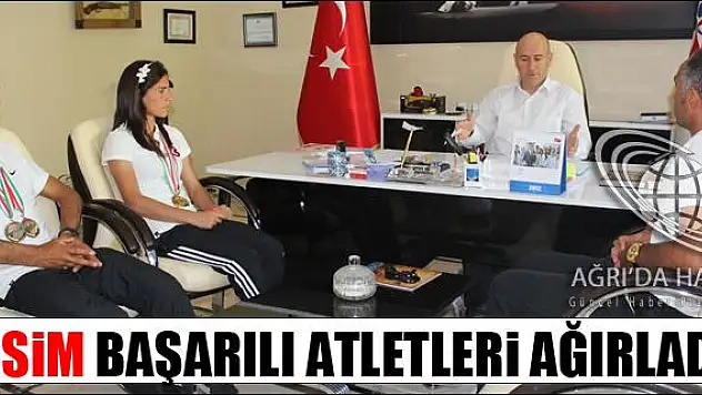 GSİM İL MÜDÜRÜ BAŞARILI ATLETLERİ AĞIRLADI