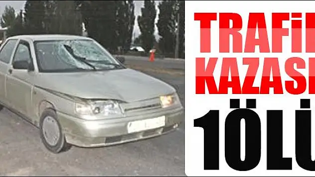 TRAFİK KAZASI 1 ÖLÜ