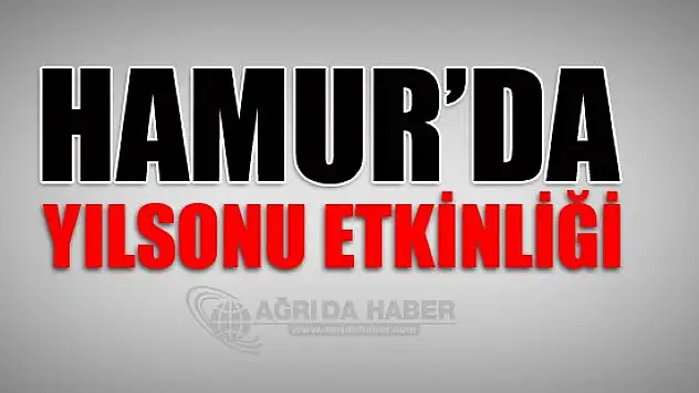 Hamur'da yıl sonu sergisi