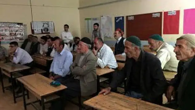 Nurs köyünde bilgilendirme toplantısı