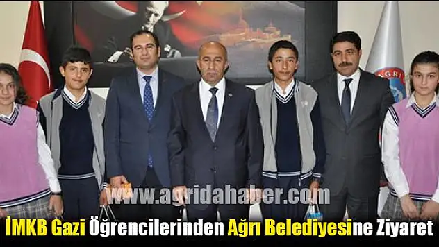 İMKB GAZİ ÖĞRENCİLERİNDEN AĞRI BELEDİYESİNE ZİYARET