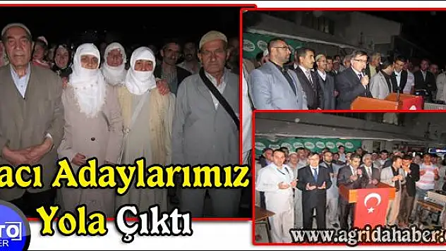 Hacı Adayları Yola Çıktı.
