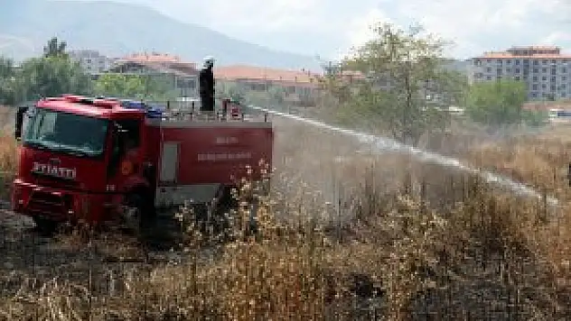 Malatya'da Anız Yangını