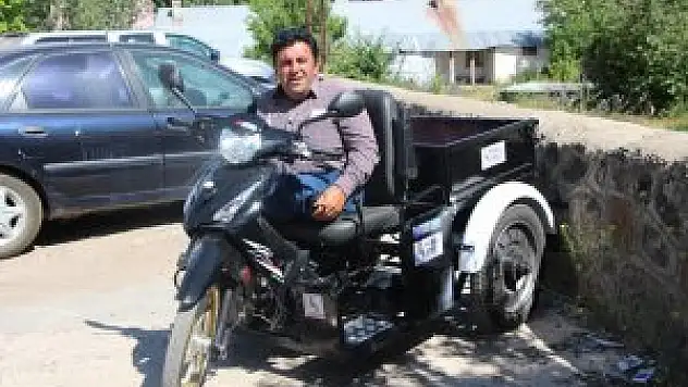 Engelli genç, aracına kavuştu