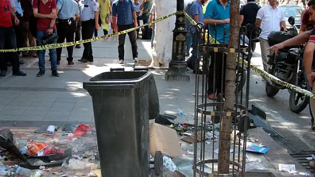 Malatya'da çöp kutusunda patlama: 1 yaralı