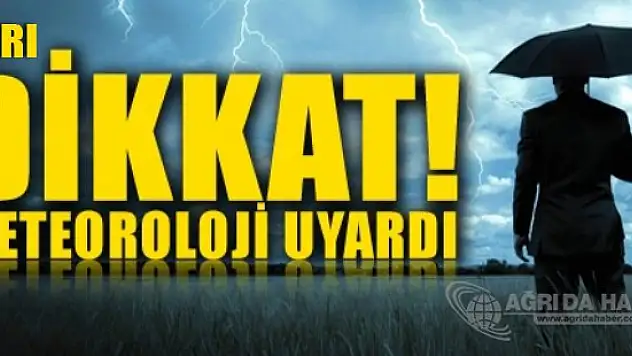 Meteoroloji Uyardı, Kuvvetli Sağanak Geliyor