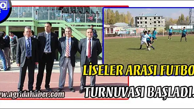 LİSELER ARASI FUTBOL TURNUVASI BAŞLADI....