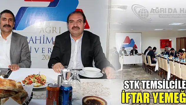 A.İ.Ç.Ü Rektörlüğünden Stk   Temsilcilerine İftar Yemeği