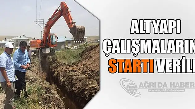 Tutak Belediyesi Altyapı Çalışmalarının Startını Verdi