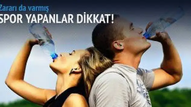 Sporda aşırı su içmek öldürebilir