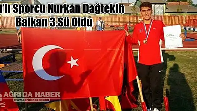 Ağrı'lı Sporcu Balkan 3.'Sü Oldu