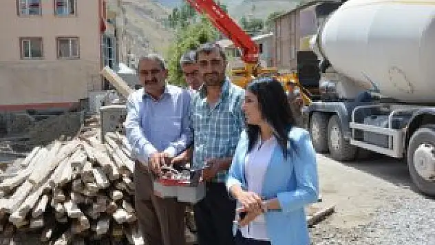 Çatak Kültür Merkezi'nin temeli atıldı