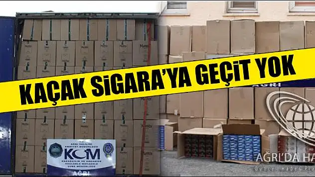 KAÇAK SİGARAYA GEÇİT YOK