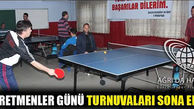 ÖĞRETMEN GÜNÜ TURNUVALARI SONA ERDİ