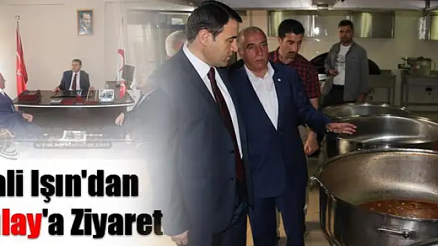 Vali Işın'dan Kızılay'a ziyaret