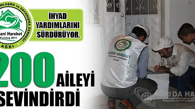 İHYAD Ramazan Yardımlarını Sürdürüyor