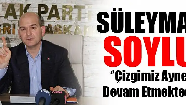 AK Parti Genel Başkan Yardımcısı Süleyman Soylu Ağrı'da...