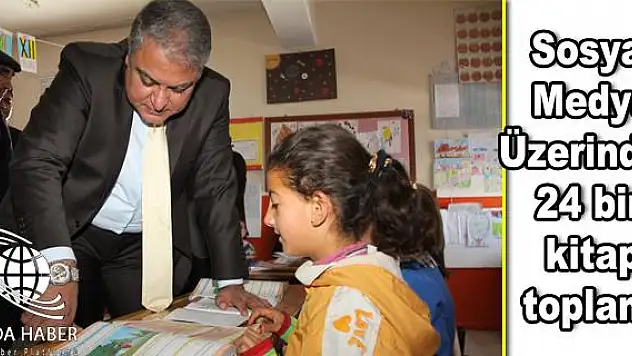 Sosyal Medya Üzerinden 24 bin kitap toplandı