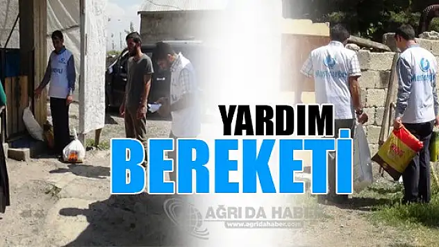 Ağrı Mustazaflar Cemiyeti büyük yardım bereketi