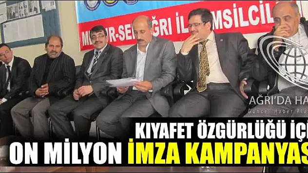 MEMUR SEN DEN KIYAFET ÖZGÜRLÜĞÜ İÇİN 10 MİLYON İMZA KAMPANYASI