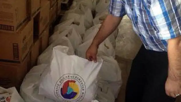 Bingöl'de ihtiyaç sahiplerine gıda yardımı