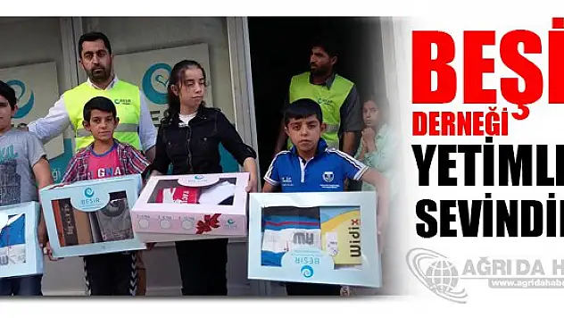 Ağrı Beşir Derneği Yetimleri Sevindirdi