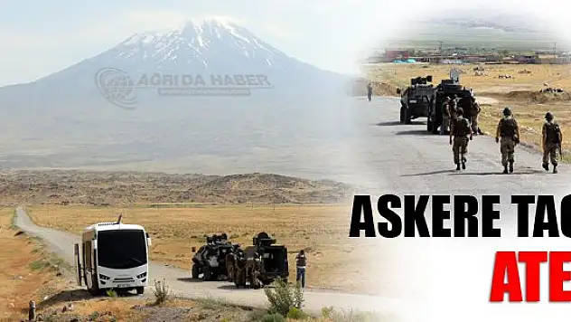 Doğubayazıt'ta Askere Taciz Ateşi