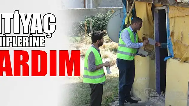 Eleşkirt'te ihtiyaç sahibi ailelere yardım