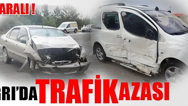 Ağrıda Trafik Kazası !