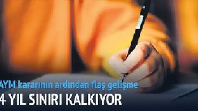Okula dönüşümde 4 yıl sınırı kalkıyor