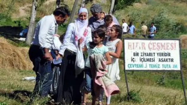 Hızır Çeşmesi'ne ziyaretçi akını