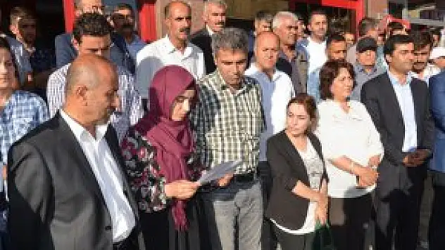 Suruç'taki terör saldırısı hakkari'de kınandı