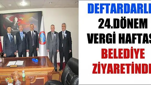 Ağrı Defterdarı Belediye Başkanı Arslanı Ziyaret Etti