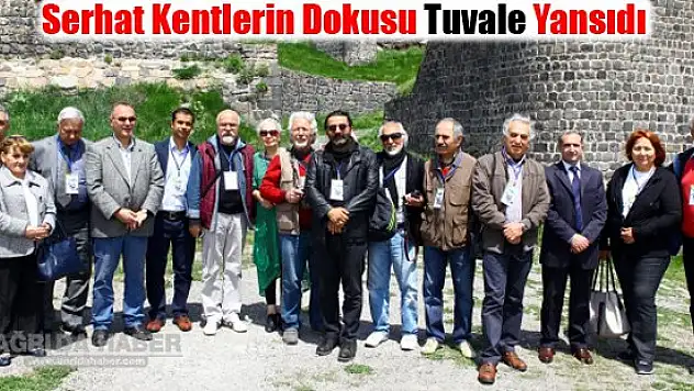 Serhat kentlerin dokusu tuvale yansıdı