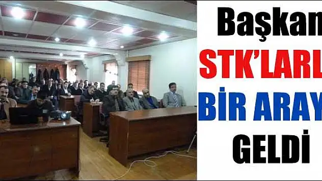 Başkan Arslan STK Başkanları ile Bir Araya Geldi