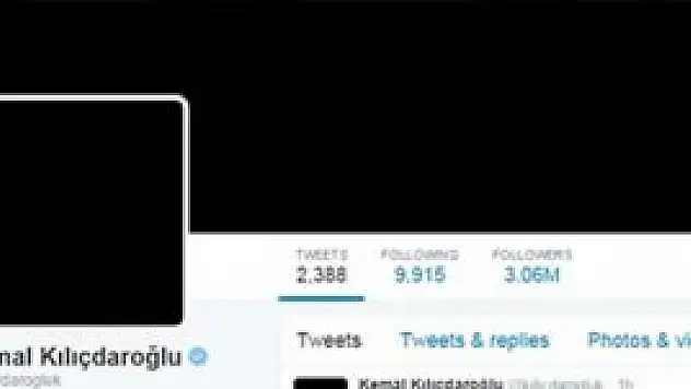 Kılıçdaroğlu kendini kararttı