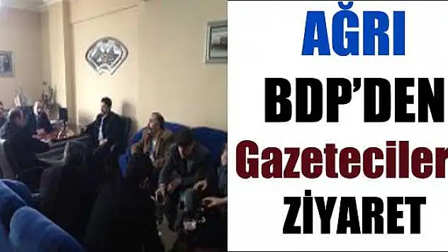 BDP İL YÖNETİMİ GAZETECİLERİ ZİYARET ETTİ