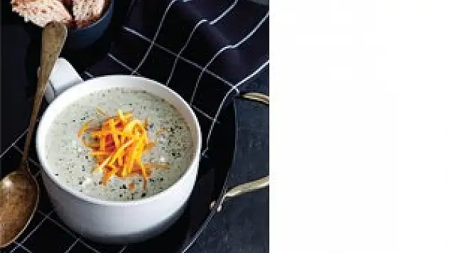 Peynirli brokoli çorbası