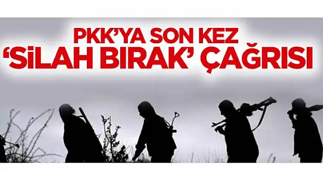 PKK'ya son kez 'silah bırak' çağrısı
